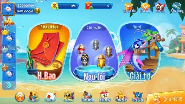 Game bắn cá Hải Vương có đồ hoạ đẹp, bắt mắt