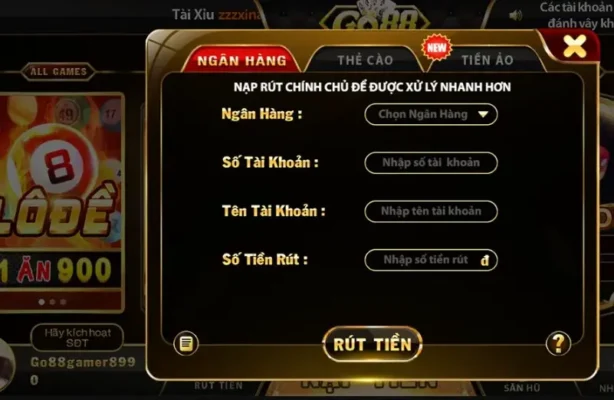 Tài khoản Go88 sẽ không bị ảnh hưởng gì khi cổng game bảo trì